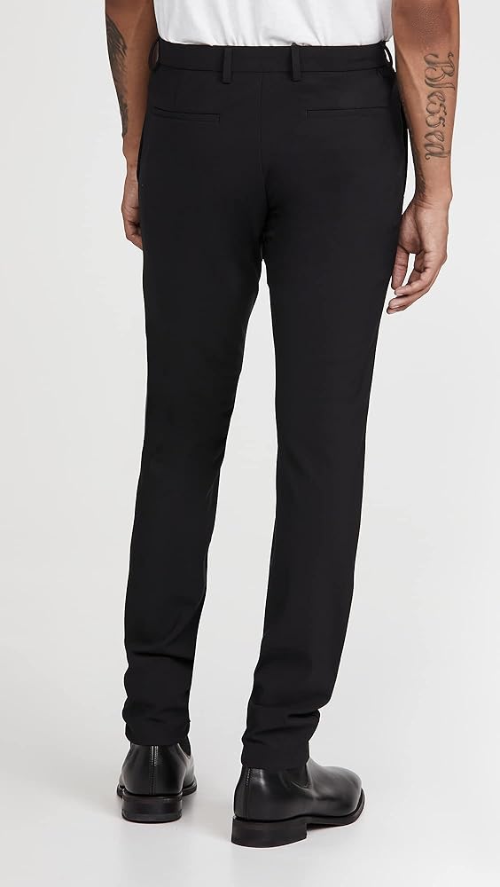 Theory Men's Zaine Precision Ponte Pants, Black, 29 at